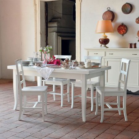 Arredamento  tavolo shabby allungabile