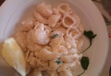 Pasta: Conchiglie al limone Pasta: Conchiglie al limone
