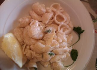 Pasta: Conchiglie al limone Pasta: Conchiglie al limone