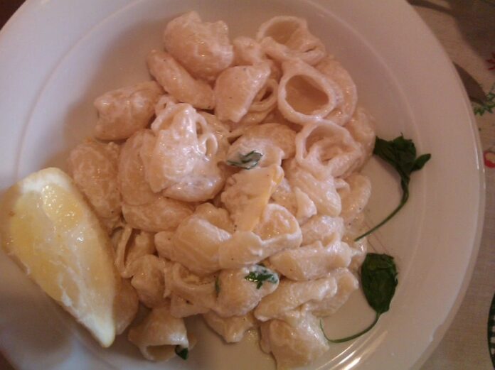 Pasta: Conchiglie al limone