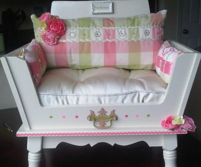 Divanetto Luxury Shabby Chic per cani e gatti