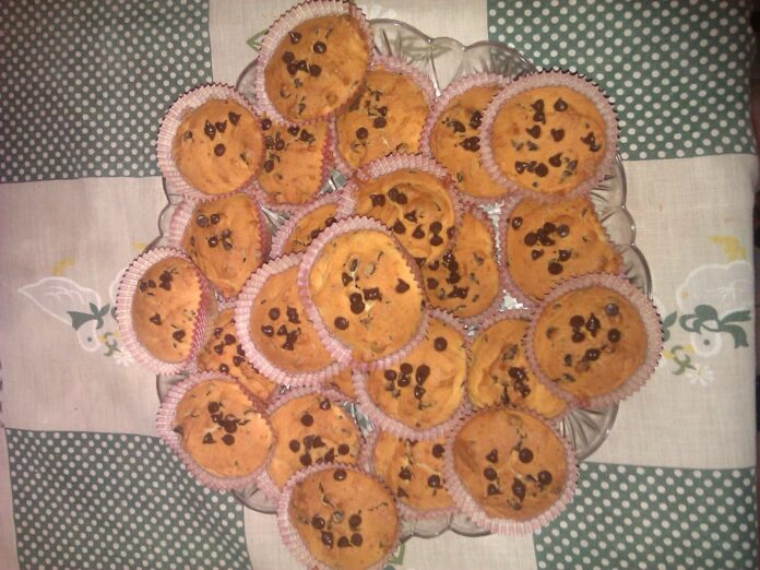 Muffin con cioccolato senza latte ne derivati