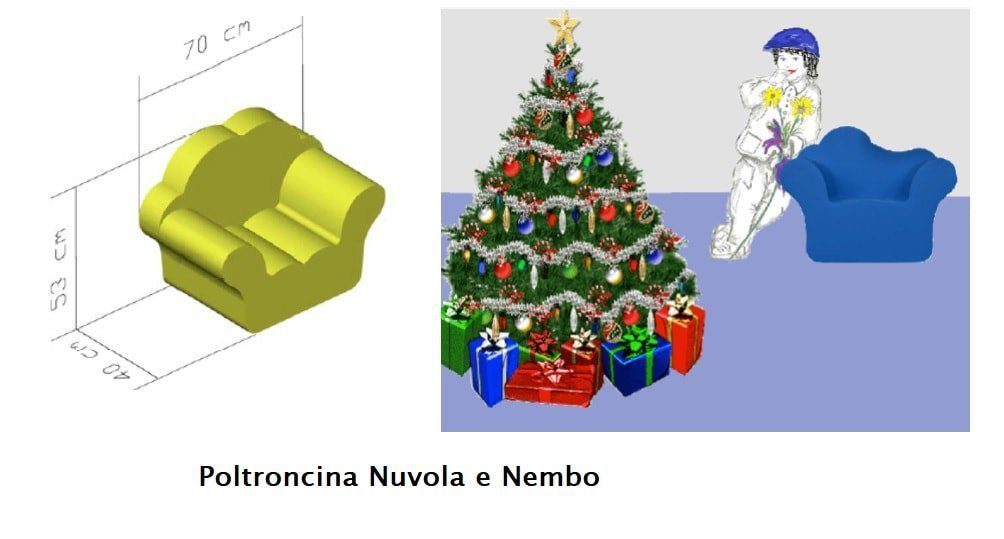 Idea Natale.Poltroncine Per Bambini Idea Natale Nuvola E Nembo Notizie In Vetrina