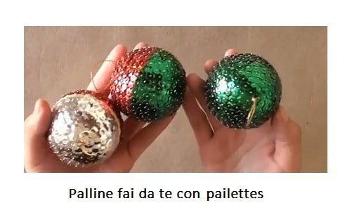 Palle Di Natale Con Perle Perline E Paillettes Come