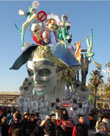 Carro allegorico carnevale di Viareggio