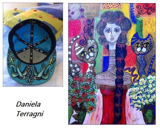 Abiti ed accessori dipinti come tele: Daniela Terragni
