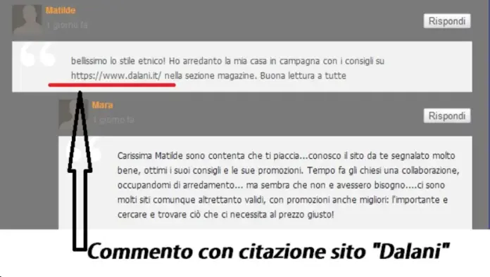 Link e commenti sui blog: articoli sponsorizzati e furbi