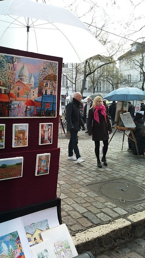 Piazza degli artisti - Parigi Montmartre