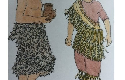 Abbigliamento antico oriente: fenici tunica kandys e kaunace