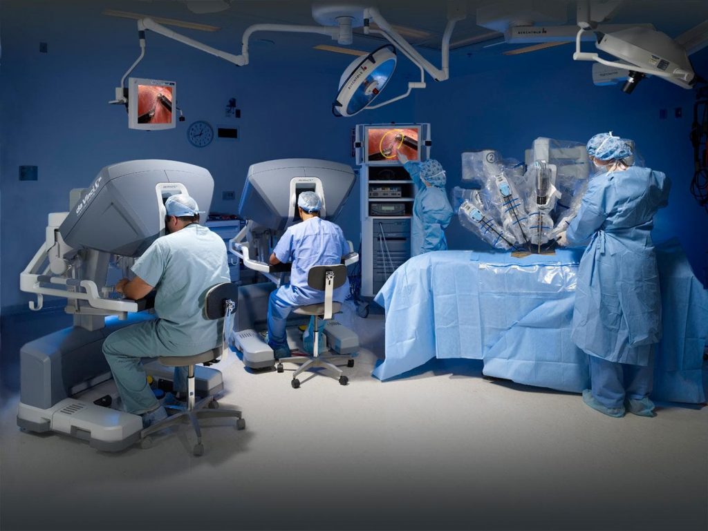 Il robot chirurgo Da Vinci