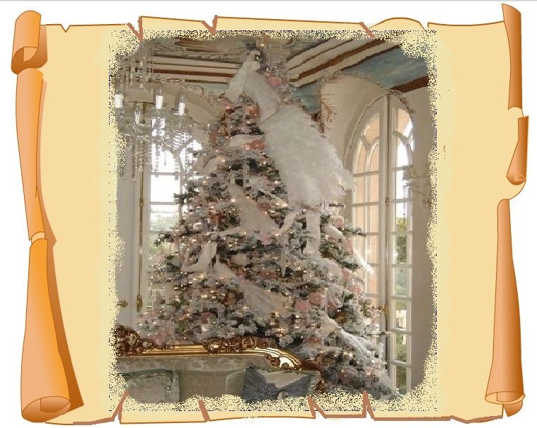 Albero Di Natale In Legno Shabby.5 Idee Per L Albero Di Natale Stile Shabby Chic Notizie In Vetrina