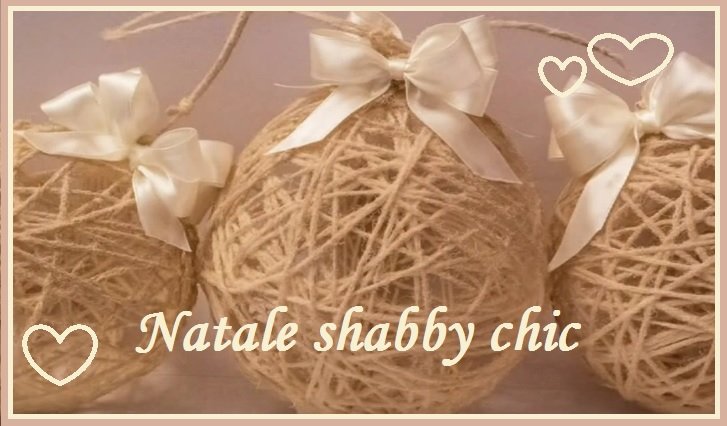 Come Fare Palline Di Natale Shabby Chic Con Spago O Lana