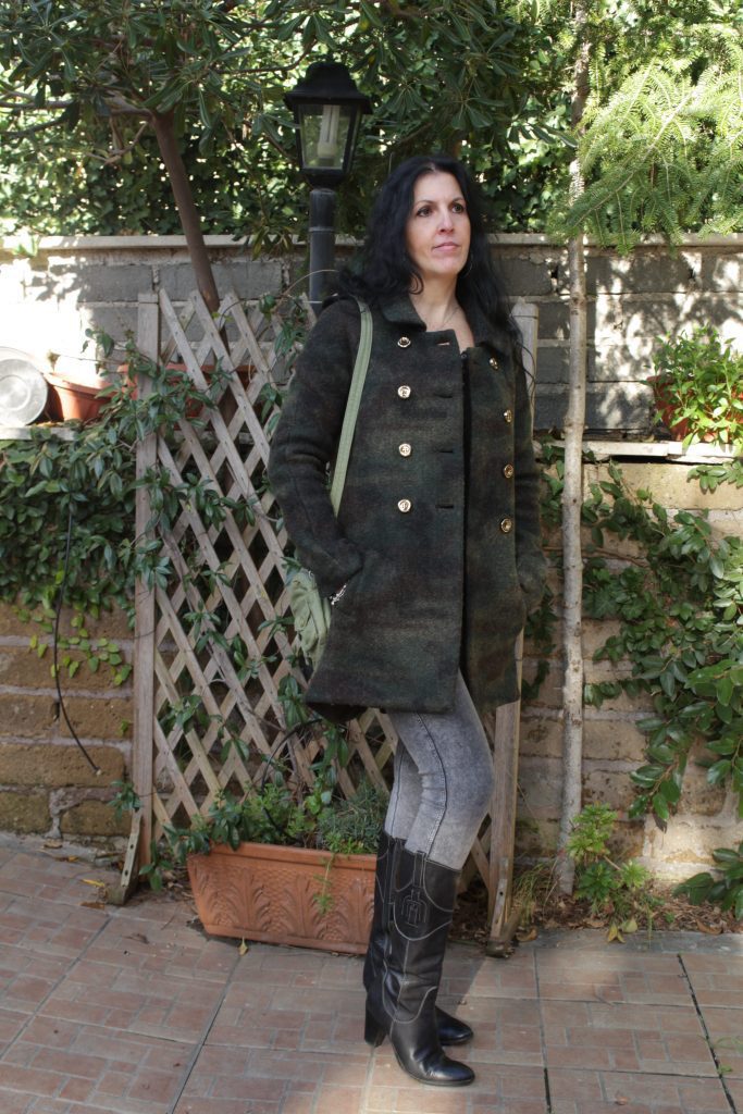 Denny Rose il cappotto stile militare 