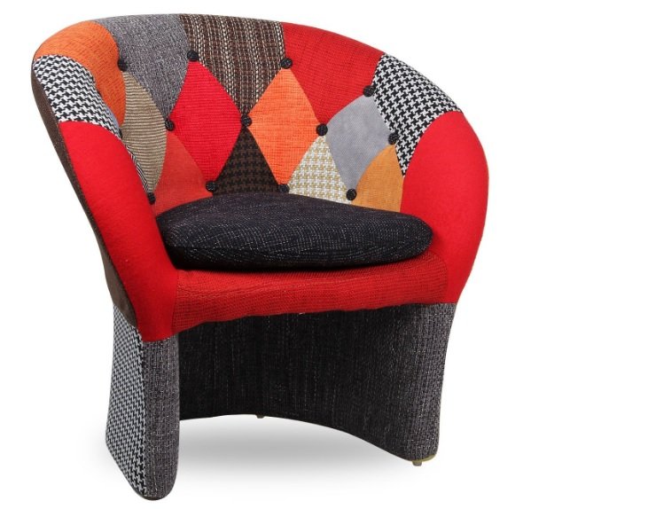 The Name Poltrona in patchwork