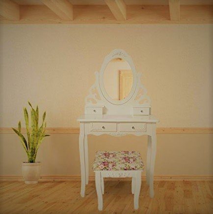 Mobile consolle toilette shabby chic Makika