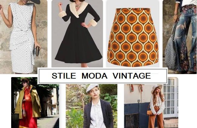 Stile moda vintage