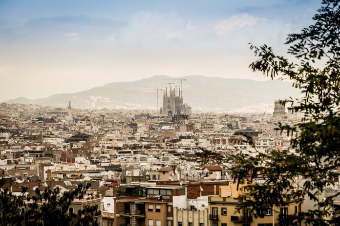 Barcellona vista panoramica