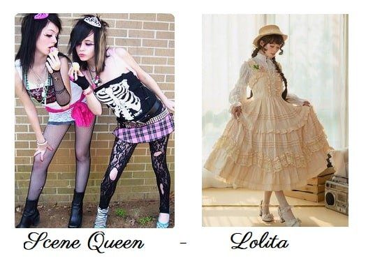 Scene Queen e stile lolita moda