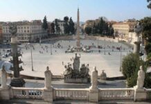 Piazza del popolo vista dal pincio