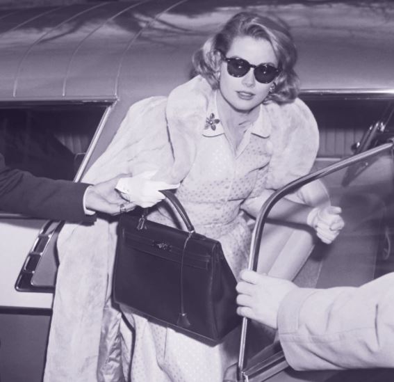 grace Kelly e la borsa iconica Kelly