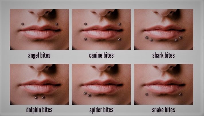 Piercing labbro, bocca, lingua prezzo
