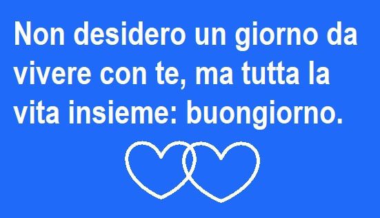 frasi di buongiorno dolci e romantiche