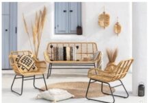 arredo giardino set da giardino rattan Jakob sito sklum