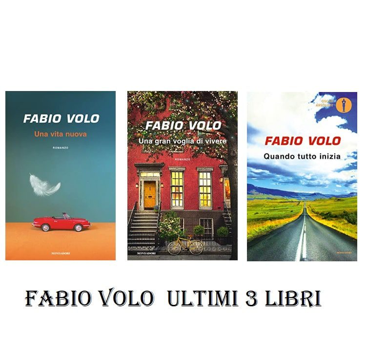 Fabio Volo 3 libri recenti da portare in vacanza