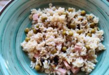 Riso integrale estivo ricetta