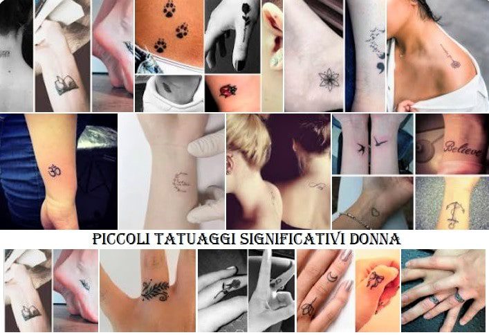 Tatuaggi piccoli significativi donna