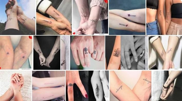 I tatuaggi significativi piccoli da fare in coppia