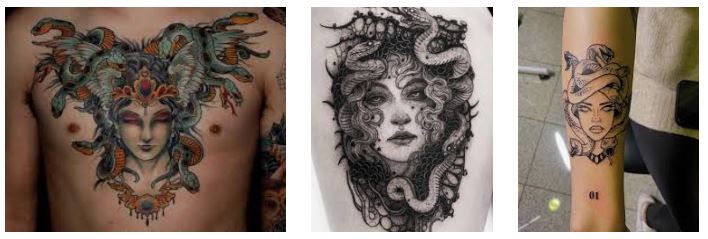 Medusa tattoo uomo