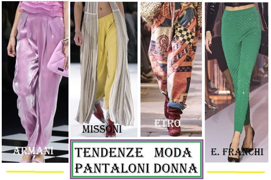 Pantaloni donna quali sono le tendenze autunno inverno 2022 - 2023: tutti i modelli
