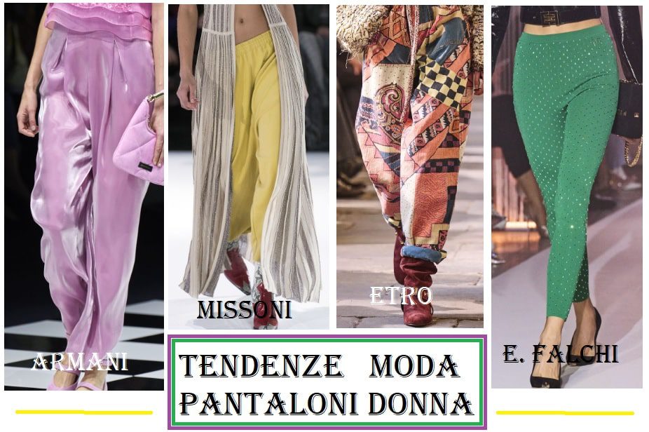 Pantaloni donna quali sono le tendenze autunno inverno 2022 - 2023: tutti i modelli