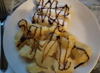 Merluzzo e patate in glassa di aceto Merluzzo e patate in glassa di aceto