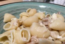 Conchiglie di pasta con tonno e mozzarella: ricetta alternativa