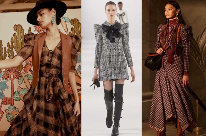 Gonne e vestiti tendenze quadri e tartan