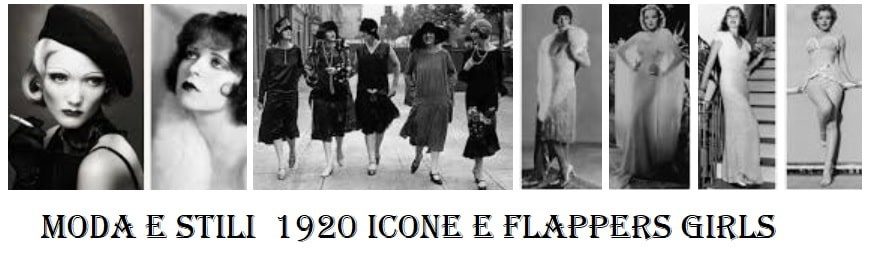 Moda e stili 1920 icone di stile e flappers girls 