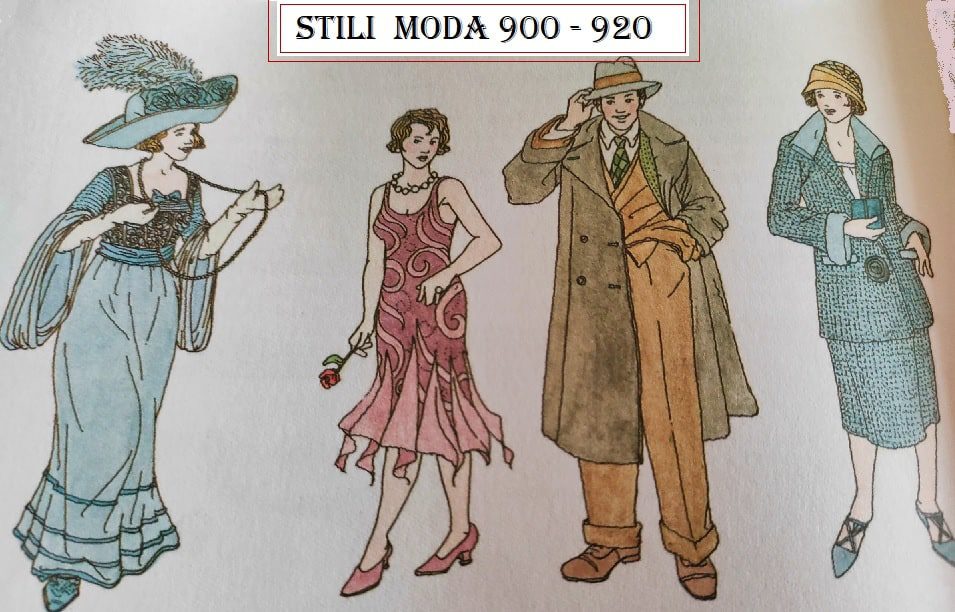 Moda anni 20 stili e tendenze moda nel dopoguerra: evoluzione moda dai primi 900 agli anni venti