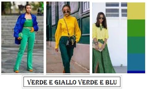 Come abbinare verde e giallo verde e blu