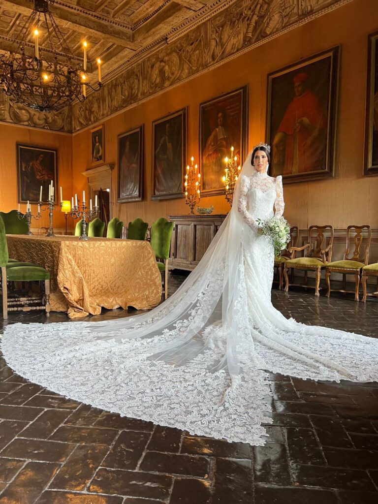 Gianni Molaro Atelier, che quest’anno ha firmato l’abito da sposa della principessa Giacinta Sforza Ruspoli