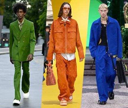 Colori moda uomo 2023 abiti sartoriali