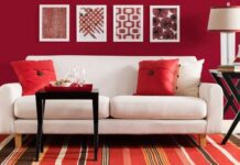Arredare con il colore rosso scarlatto il colore di tendenza che arreda e scalda
