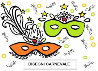 Disegni Carnevale: 7 Maschere di carnevale da stampare e colorare Disegni carnevale