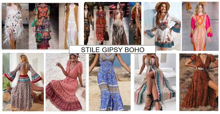 Stile Gipsy, lo Stile Gitana, Gipsy mood estate giorno e sera 