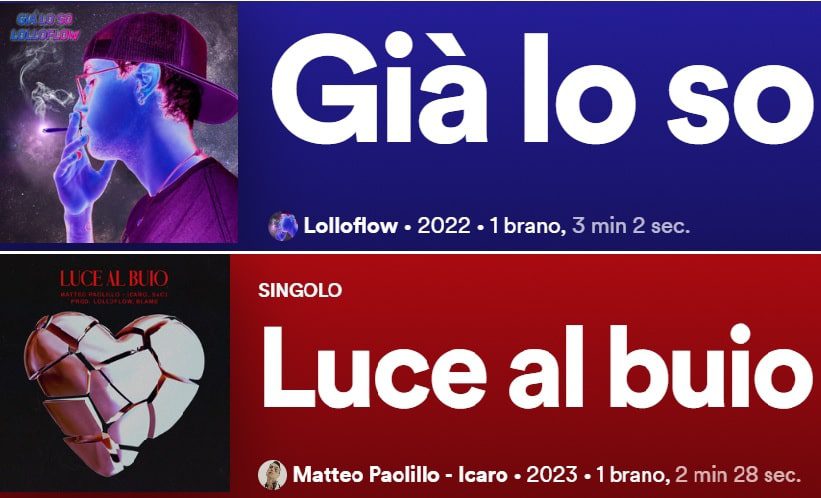 Già lo so, (Lolloflow) Luce al buio (Icaro - Matteo Paolillo)