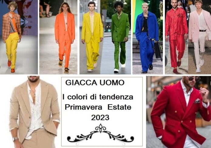 Giacca uomo i colori di tendenza per la primavera estate 2023