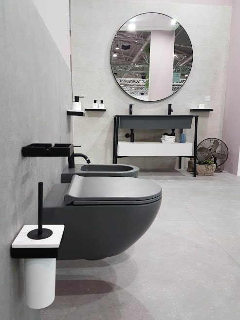 Bagno elegante grigio