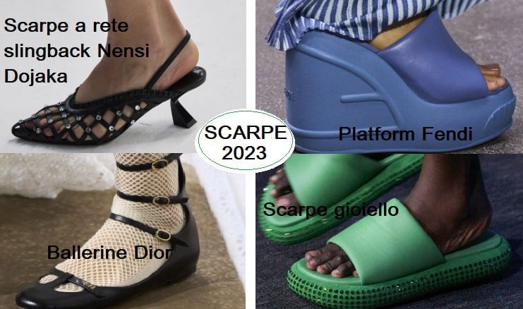 Modelli di scarpe di tendenza estate 2023