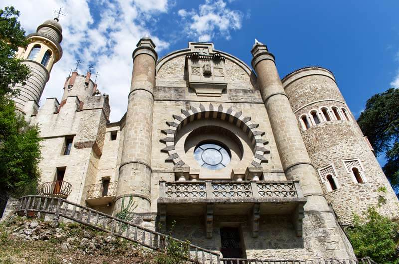 Castello rocchetta Mattei - rosone